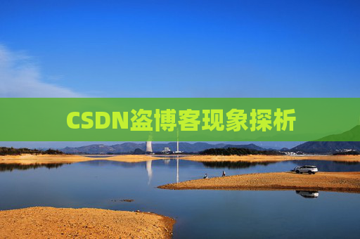 CSDN盗博客现象探析 CSDN盗博客现象探析
